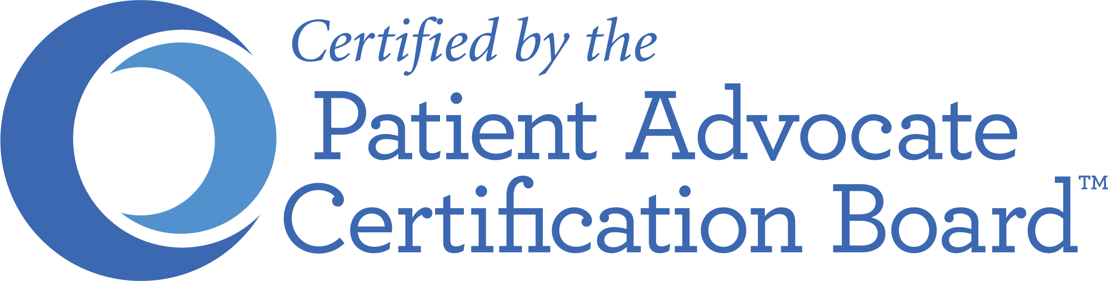 Certified by the Patient Advocate Certification Board